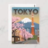 Carte Postale Tokyo vintage (Devant / Derrière)