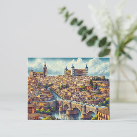 Carte Postale Toledo Espagne (Debout devant)