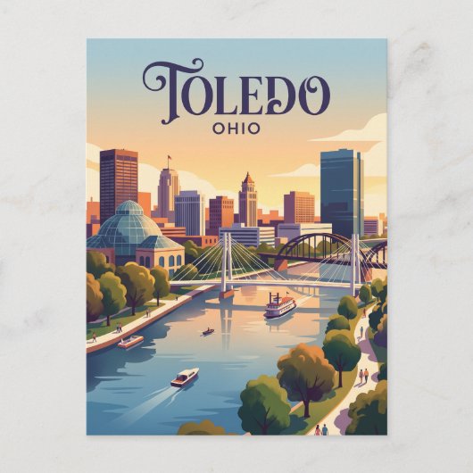 Carte Postale Toledo, Ohio (Devant)