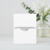 Carte Postale Tolstoï citation végétarienne (Debout devant)