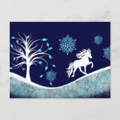 Carte Postale Tölter dans la neige (Devant)