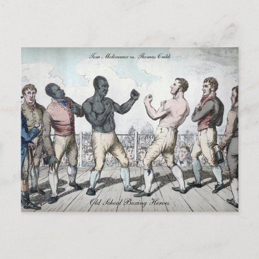 Carte Postale Tom Cribb vs Thomas Molineaux Postcard (Devant)