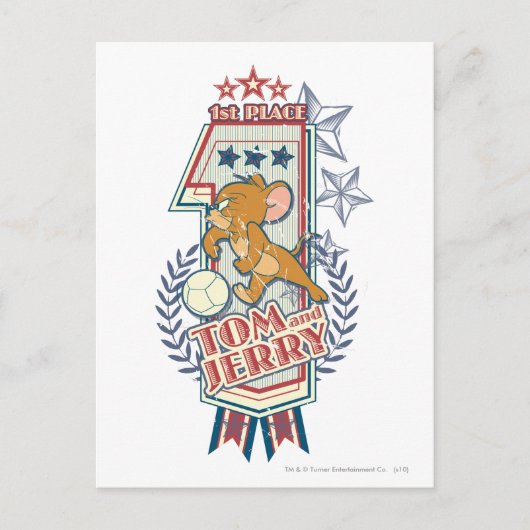 Carte Postale Tom et Jerry 1re Place 2 (Devant)