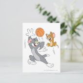 Carte Postale Tom et Jerry Basketball 1 (Debout devant)