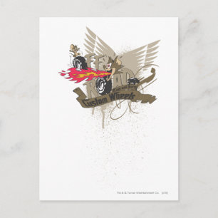 Carte Postale Tom et Jerry Custome Wheels