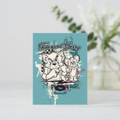 Carte Postale Tom et Jerry Hollywood CA (Debout devant)