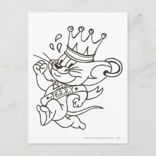 Carte Postale Tom et Jerry King Jerry