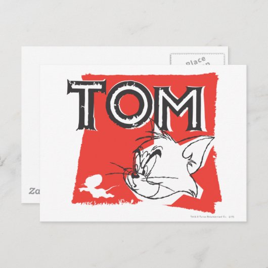 Carte Postale Tom et Jerry Mad Cat (Devant / Derrière)