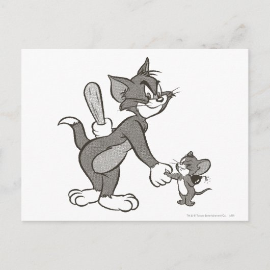 Carte Postale Tom Et Jerry Manipulent (Devant)