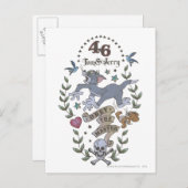 Carte Postale Tom et Jerry Obey Le Maître 2 (Devant / Derrière)