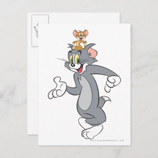Carte Postale Tom et Jerry Pair (Devant / Derrière)