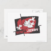 Carte Postale Tom et Jerry Red et Black (Devant / Derrière)