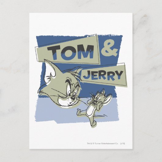 Carte Postale Tom et Jerry Scarridey Mouse (Devant)