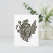 Carte Postale Tom et Jerry Skull (Debout devant)