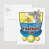 Carte Postale Tom et Jerry Soccer (Football) 5 (Devant / Derrière)