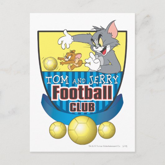 Carte Postale Tom et Jerry Soccer (Football) 5 (Devant)