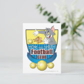 Carte Postale Tom et Jerry Soccer (Football) 5 (Debout devant)