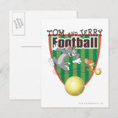 Carte Postale Tom et Jerry Soccer (Football) 6 (Devant / Derrière)