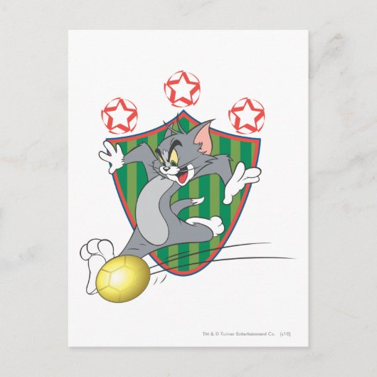 Carte Postale Tom et Jerry Soccer (Football) 9 (Devant)