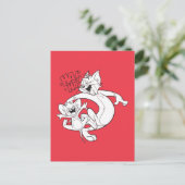 Carte Postale Tom Et Jerry | Tom Et Jerry Rient (Debout devant)
