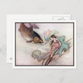 Carte Postale Tom et la truite par Warwick Goble (Devant / Derrière)