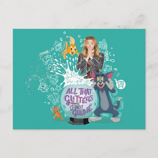 Carte Postale Tom & Jerry - All That Glitters is Not Goldie (Devant)