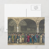 Carte Postale Tom & Jerry visitant le Stock Exchange, de 'Lif (Devant / Derrière)