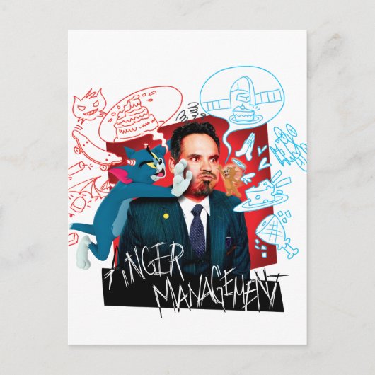 Carte Postale Tom & Jerry With Terrance - Anger Management (Devant)