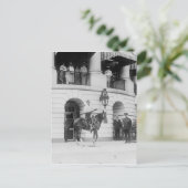 Carte Postale Tom Mix À La Maison Blanche (Debout devant)