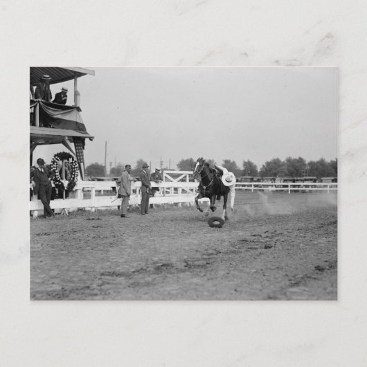 Carte Postale Tom Mix Collecte Un Casquette (Devant)
