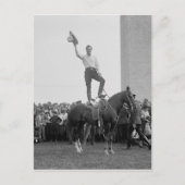 Carte Postale Tom Mix Divertissant Un Groupe De Garçons (Devant)