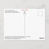 Carte Postale Tom Mix et le voyage en famille (Dos)