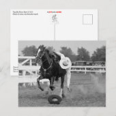 Carte Postale Tom Mix Trick Riding (Devant / Derrière)