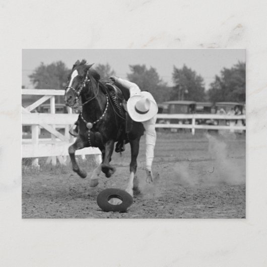Carte Postale Tom Mix Trick Riding (Devant)