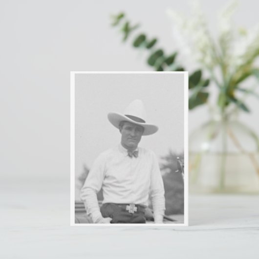 Carte Postale Tom Mix With Car, 21/5/1925 (Debout devant)