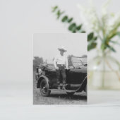 Carte Postale Tom Mix With Car, 21/5/1925 (Debout devant)