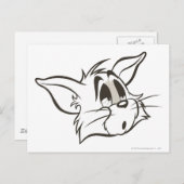 Carte Postale Tom Sleepy Chat (Devant / Derrière)