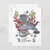 Carte Postale Tom Souris Tueur Tatouage 2 (Devant / Derrière)