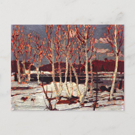 Carte Postale Tom Thomson - Avril à Algonquin (Devant)