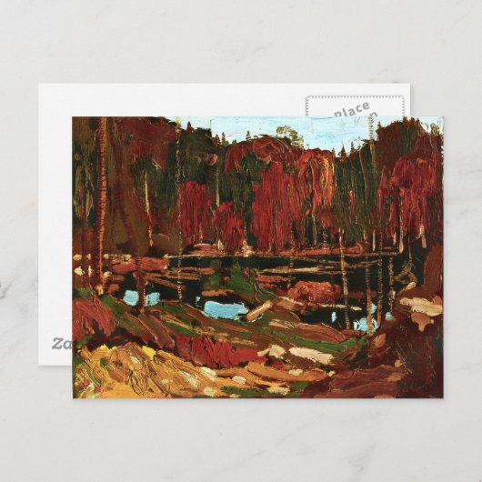 Carte Postale Tom Thomson - Backwater (Devant / Derrière)