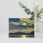 Carte Postale Tom Thomson - Feu de lune d'été chaud (Debout devant)