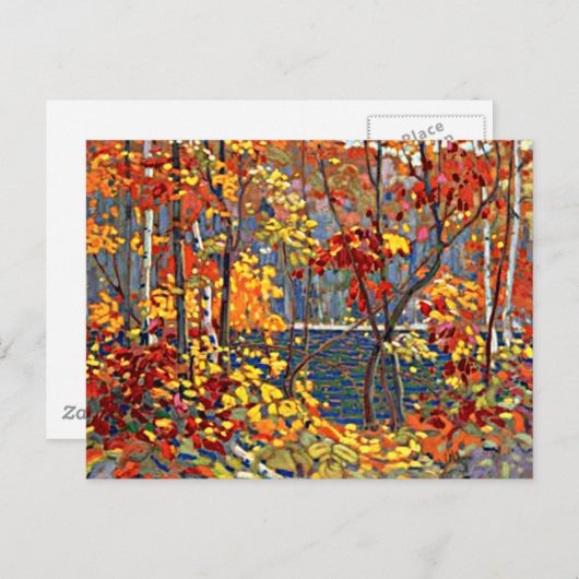 Carte Postale Tom Thomson - La Piscine (Devant / Derrière)