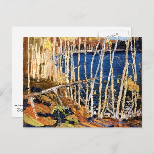 Carte Postale Tom Thomson - Lac Bleu (Devant / Derrière)