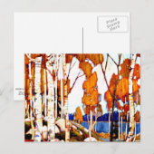 Carte Postale Tom Thomson - Paysage décoratif grand (Devant / Derrière)