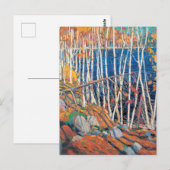 Carte Postale Tom Thomson Peinture dans le Nord de l'Ontario (Devant / Derrière)