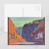 Carte Postale Tom Thomson - Petawawa Gorges (Devant / Derrière)