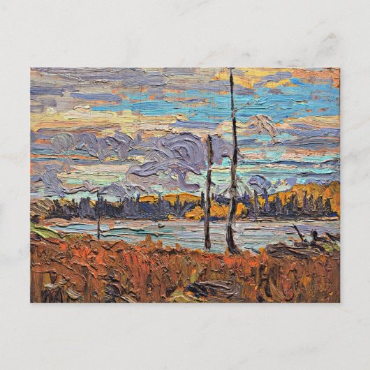 Carte Postale Tom Thomson - Smoke Lake, automne (Devant)