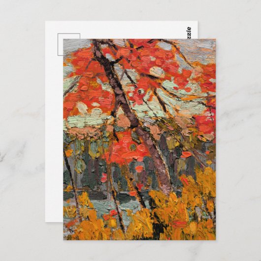Carte Postale Tom Thomson - Twisted Maple (Devant / Derrière)