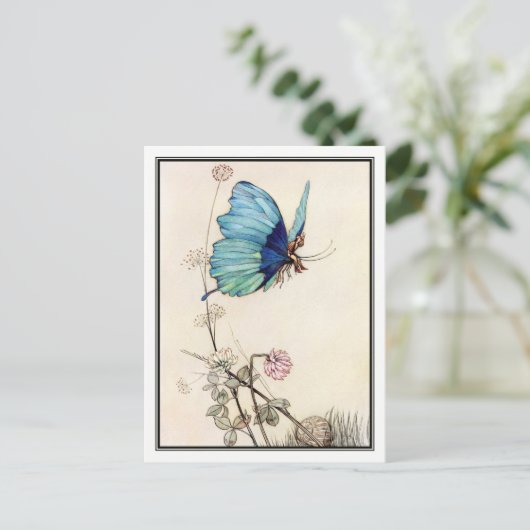 Carte Postale Tom Thumb par Warwick Goble (Debout devant)