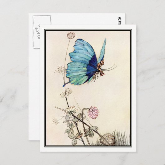 Carte Postale Tom Thumb par Warwick Goble (Devant / Derrière)